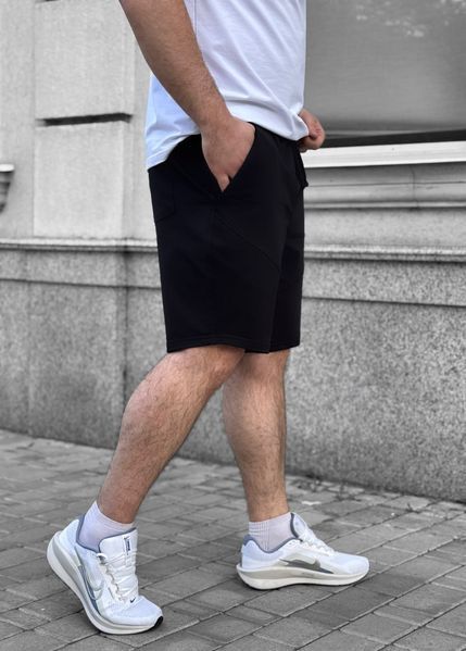 Шорти чоловічі Crocs з акцентними швами чорні шорти чорного кольору S RD481-S фото