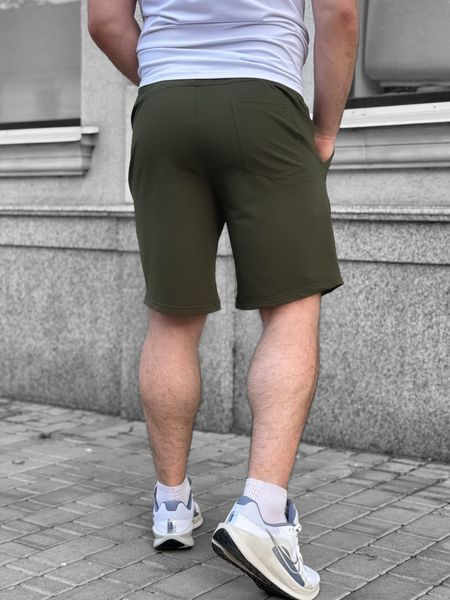 Шорти чоловічі Crocs з акцентними швами хакі зелені шорти зеленого кольору S RD484-S... фото